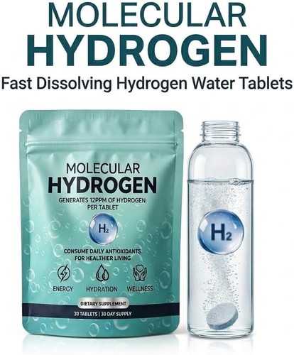 Molecular hydrogen tablets for - hydrogen,