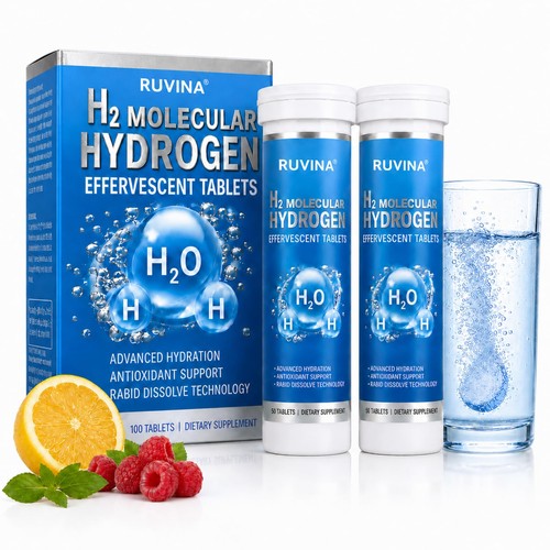 Molecular hydrogen tablets 100 - molecular,